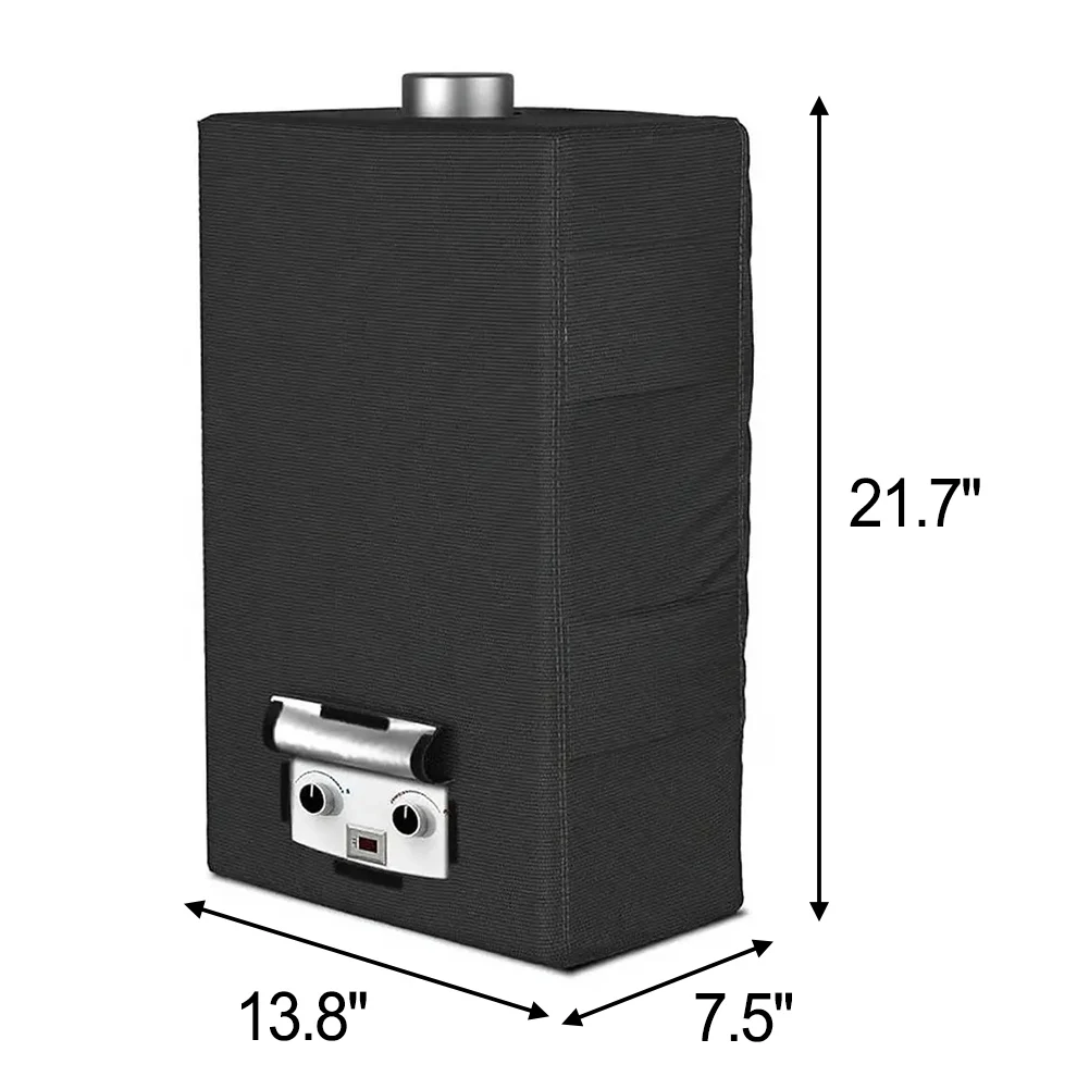 Portable Camping Water Heater Cover For 10L 2.64 GPM Tankless Unit Weatherproof Oxford Fabric Storage Bag With Air Vents
