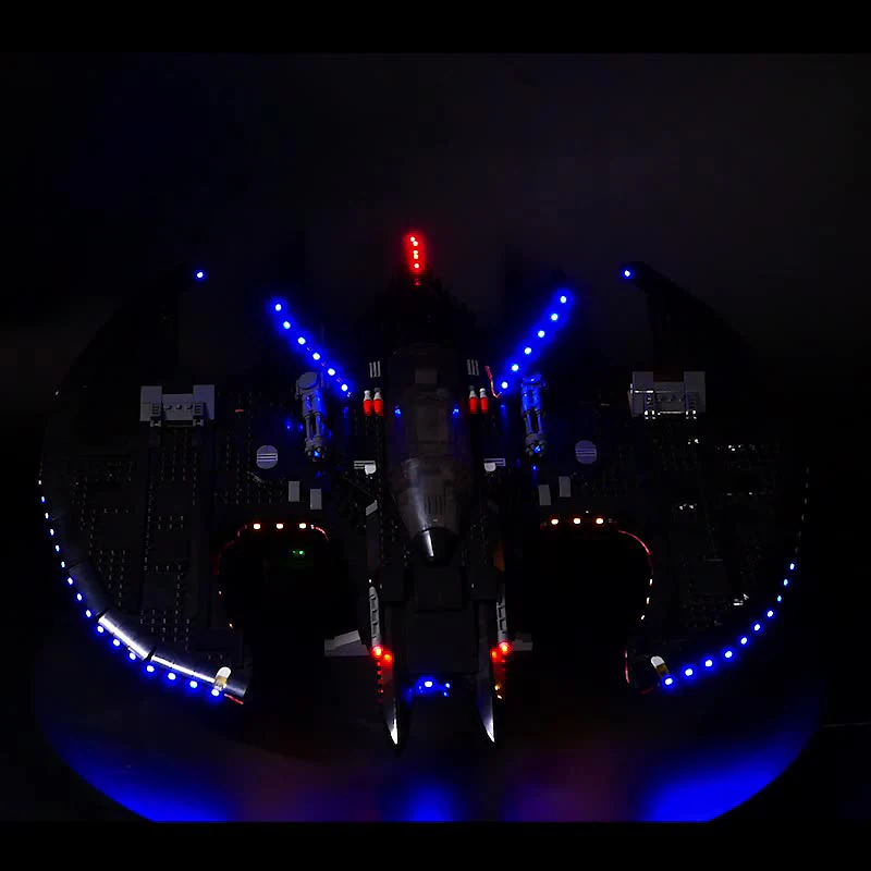 DIY RC LED Light Kit For LEGO 76161 1989 Batwing   (Only LED Light,Without Blocks Model)