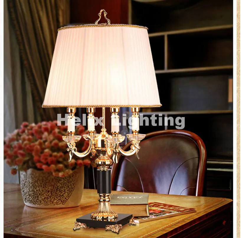 

Newly European Modern Crystal Lamp Lighting Bedroom Bedside Lamp Luxury Fashion Crystal Table Lamp Lighting AC 100% Guaranteed