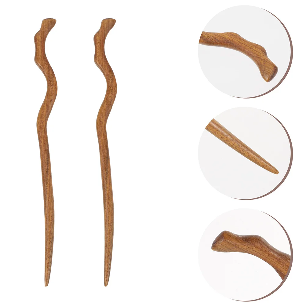 

Wooden Hairpin Vintage Style Han Clothes Women Stick Exquisite Accessories