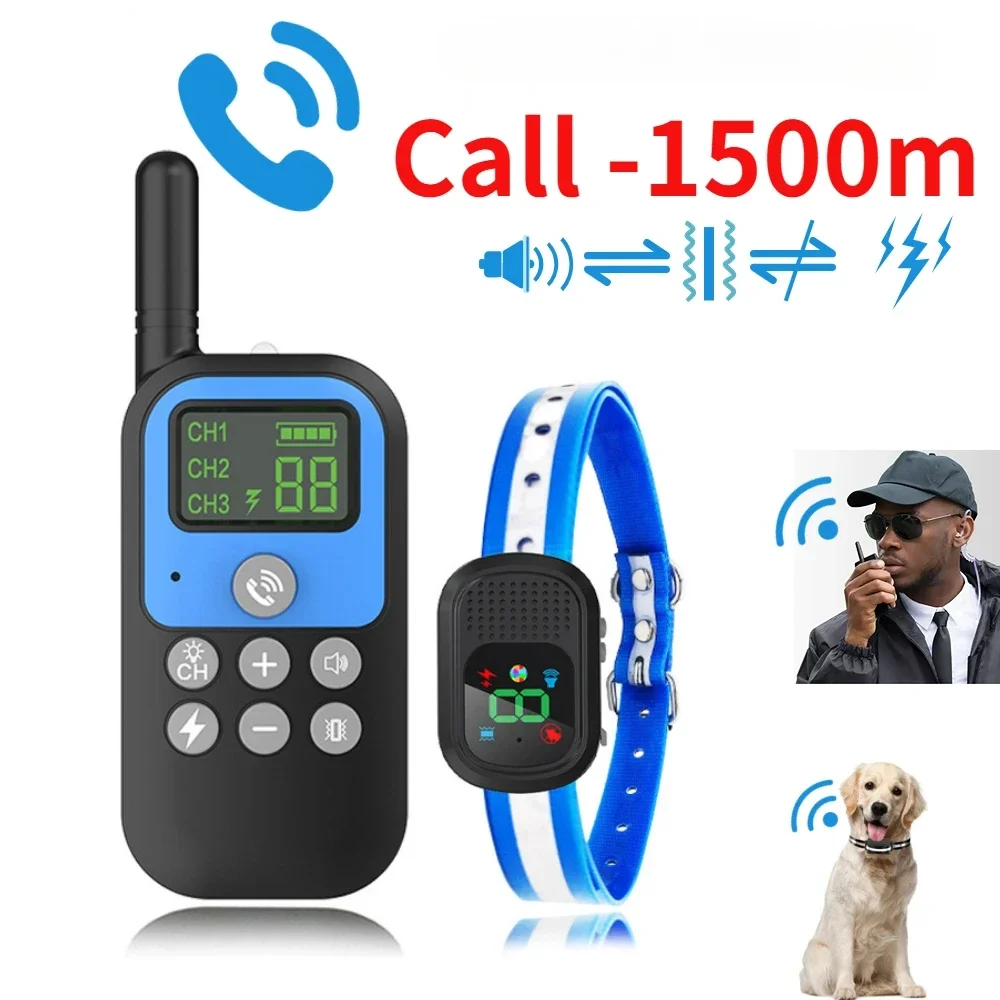 hundehalsband vibration mit fernbedienung ELKUAIE Wasserdicht Faltbar Mit Fernbedienung Halsband main image 1