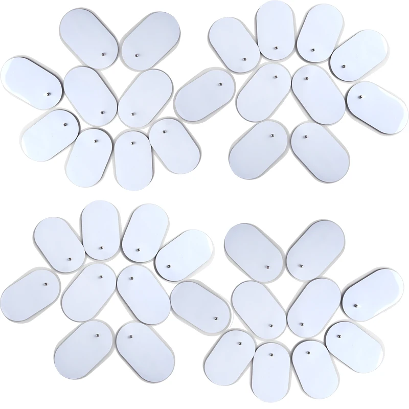 

50/100Pcs Self-Adhesive TENS Electrode Pads for Physiotherapy Muscle Stimulation Reusable Replacement Pads