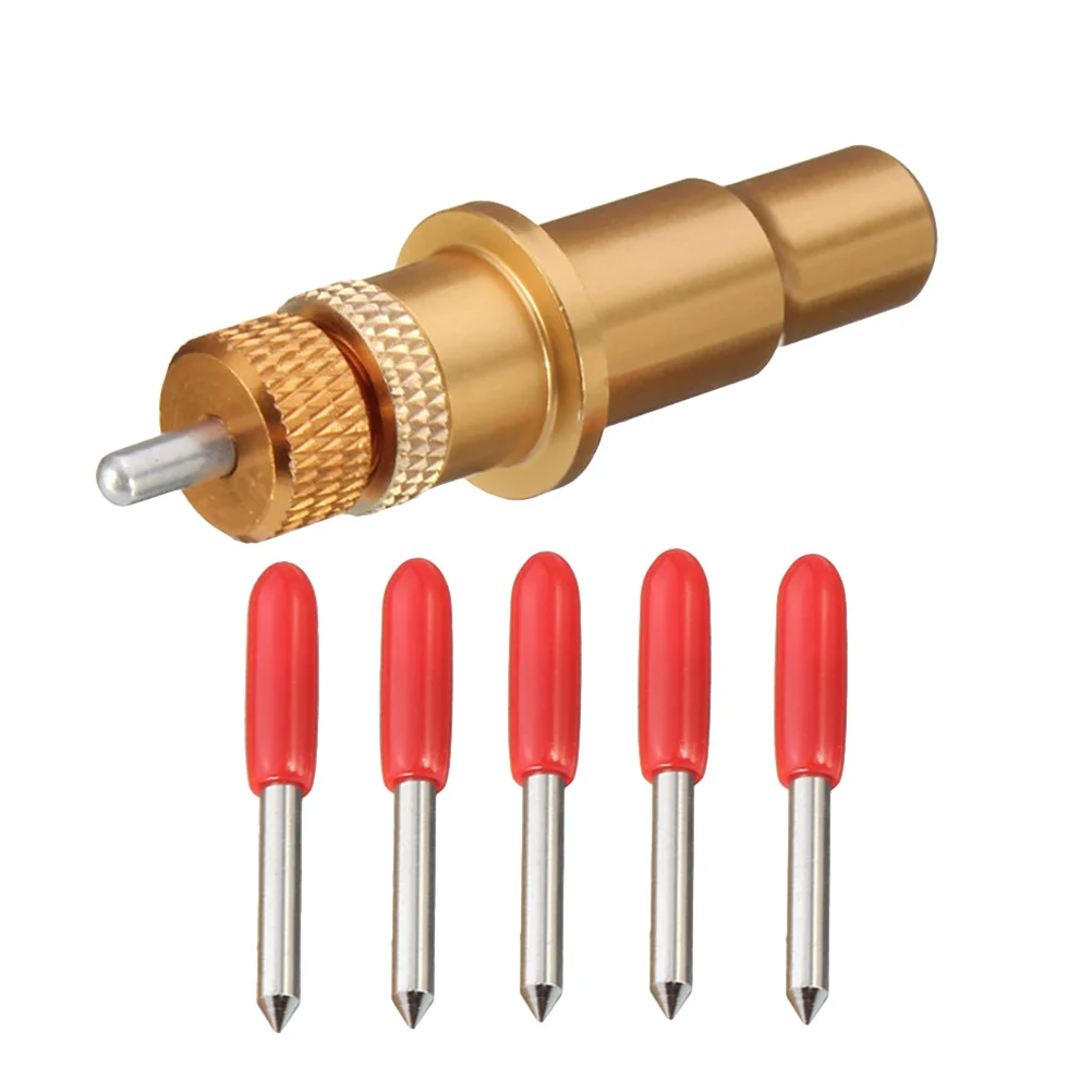 6 قطعة مجموعة قطع الراسمة 45 درجة شفرات فولاذية التنغستن خفيفة الوزن حادة قطع الراسمة قاطع الفينيل للخشب Mdf #5