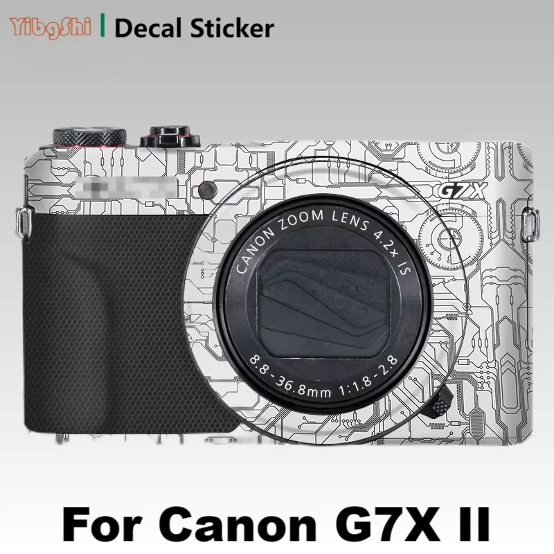 Aangepaste Sticker For Canon G7xii G 7X2 G7xm2 Decal Skin Camera Vinyl Wrap Film Beschermer Jas G7x Mark Ii 2 M2 Mark2 Markii