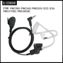 Auricolari 3.5mm Single Pin Earhook Earpice compatibile con Hytera pcn360 PNC380 PNC550 460 550 560 G32 G36 P30 Walkie Talkie