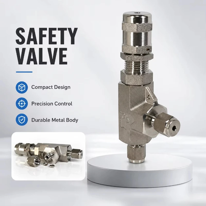 Safety valve supplier OEM 316SS burner safety gas valve