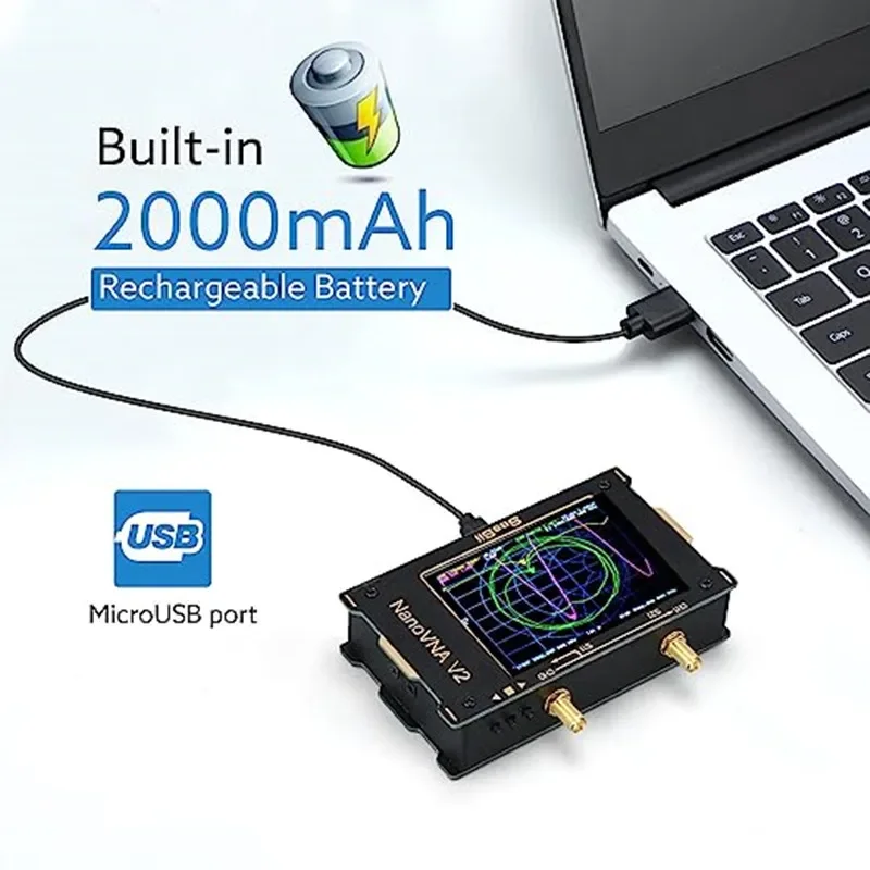 Nanovna SAA-V2 Vector Network Analyzer 10KHz~3GHz HF VHF UHF Antenna Analyzer 3.2\