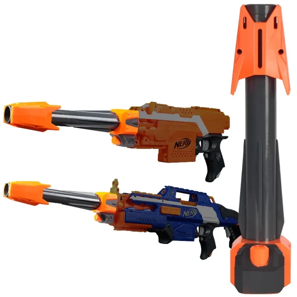 

E-Modified Part Front Tube Decoration for Nerf Elite Series Orange Grey for Nerf Toy Gun Modification