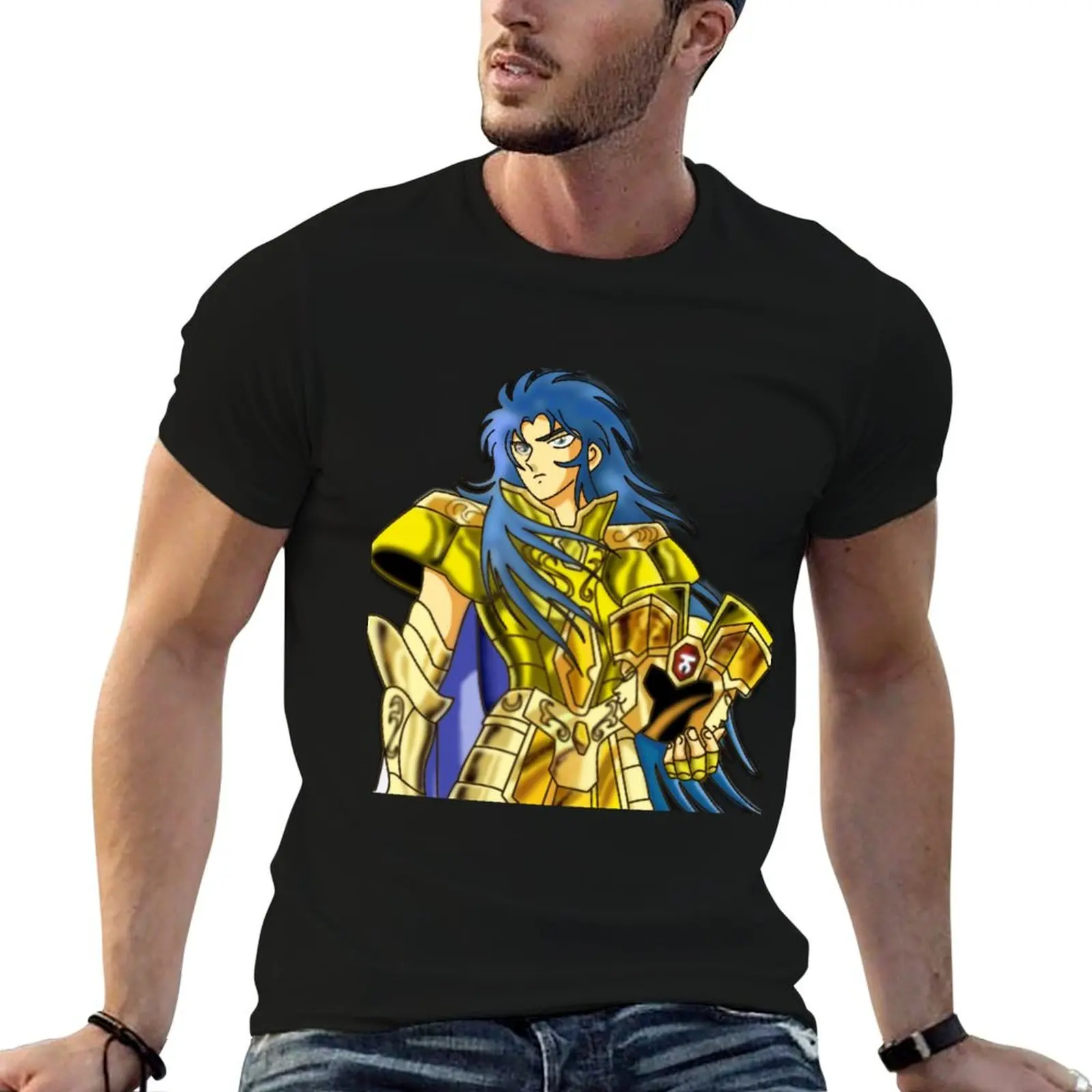 Saint Seiya - Saga/Kanon (Knight of Gemini) T-Shirt Basic Lightweight Short Sleeve Tee