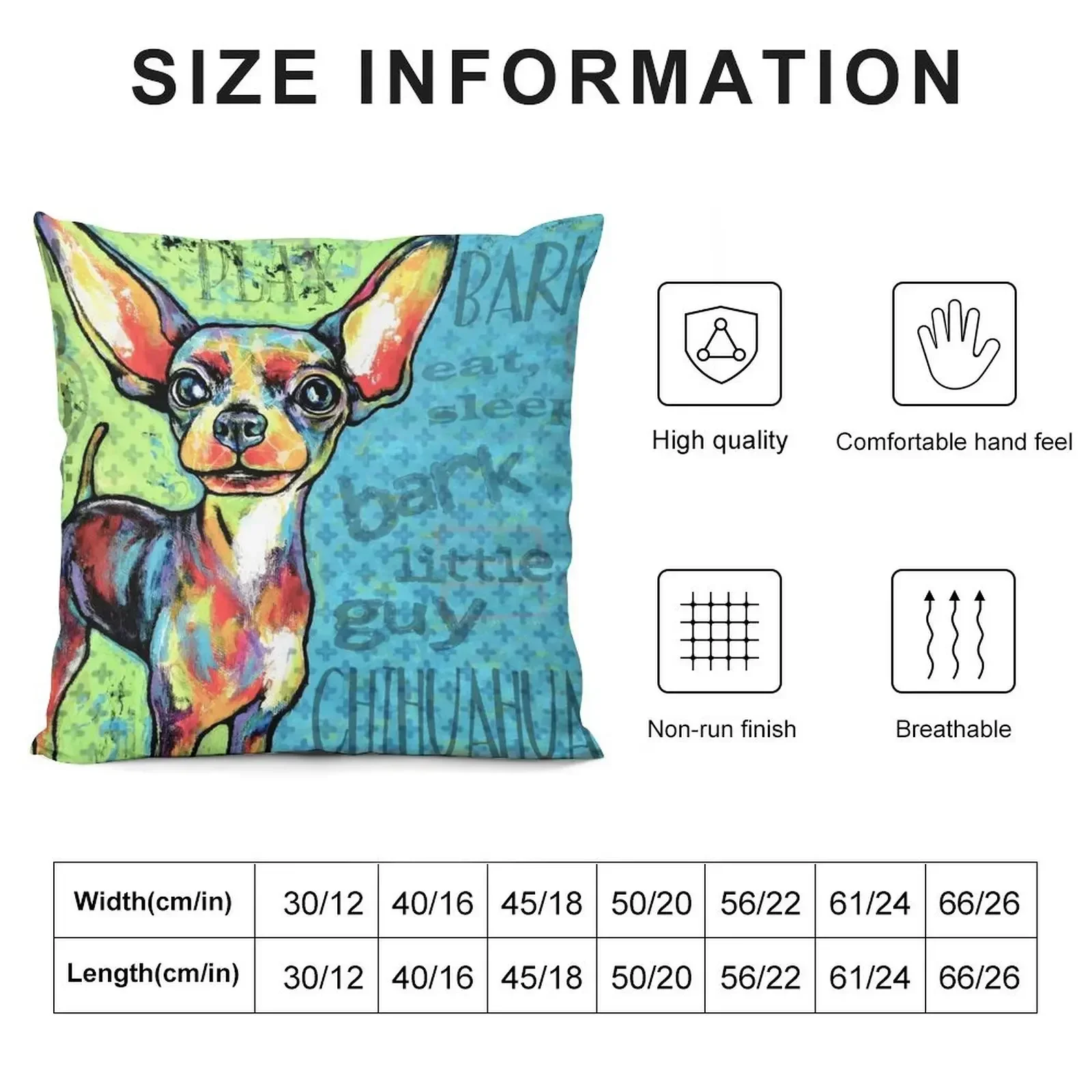 Chihuahua Throw Pillow Ornamental Pillow Decorative pillowcase Luxury Sofa Cushions christmas ornaments 2025 pillow