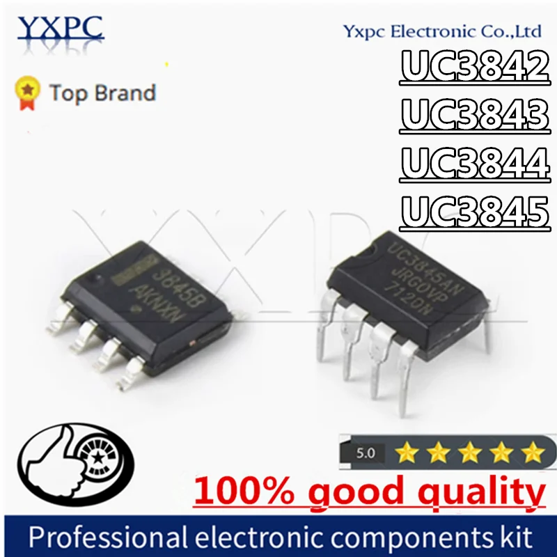 10pcs UC3842 UC3843 UC3844 UC3845 SOP-8 UC3842A UC3843A UC3844A UC3845A UC3842B UC3843B UC3844B UC3845B UC3842AN UC3843AN DIP-8