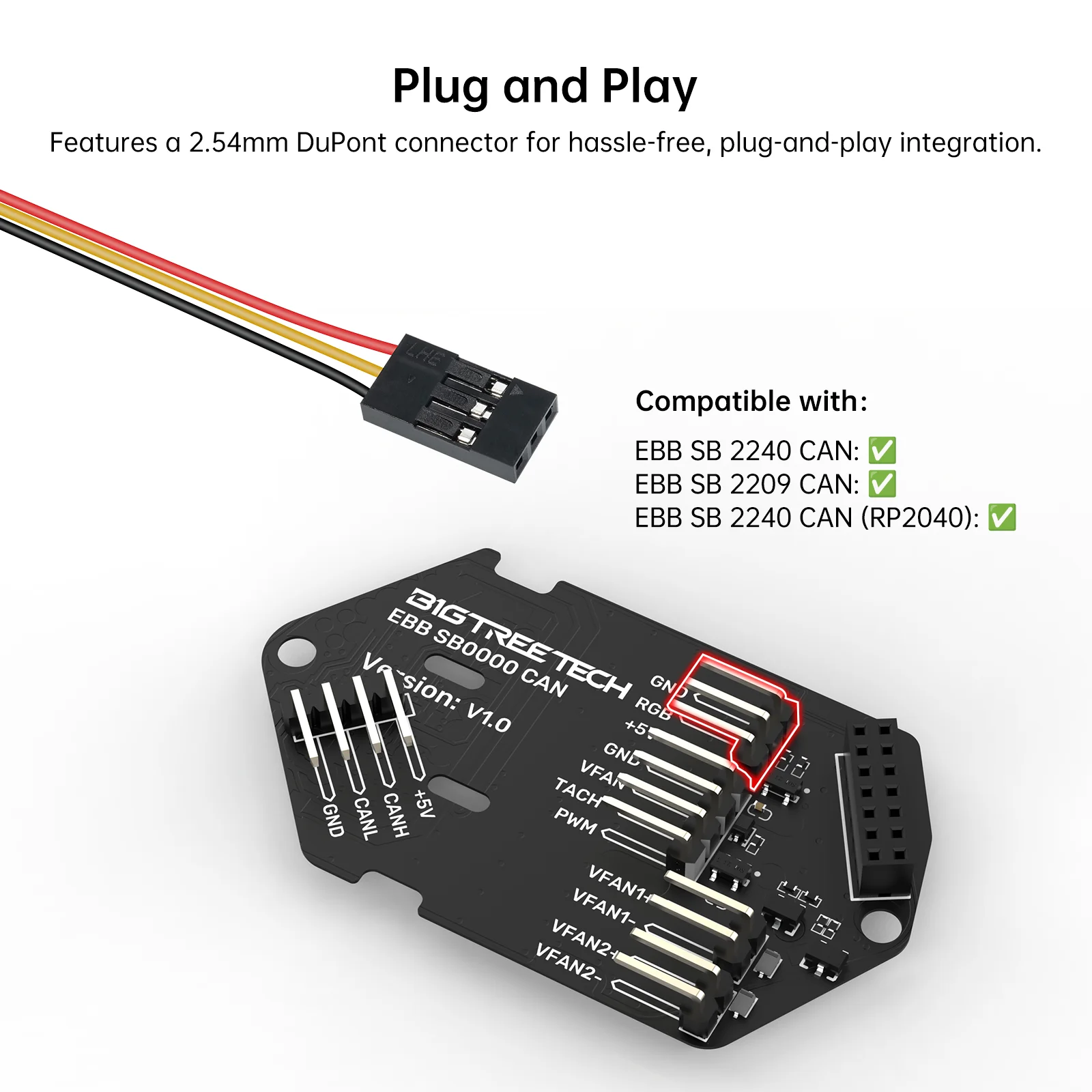 BIGTREETECH Stealthburner LED for Voron 2.4 3D Printer ESB RGB Kit 3 RGBW Mini Button Bright RGB LED DIY Kit