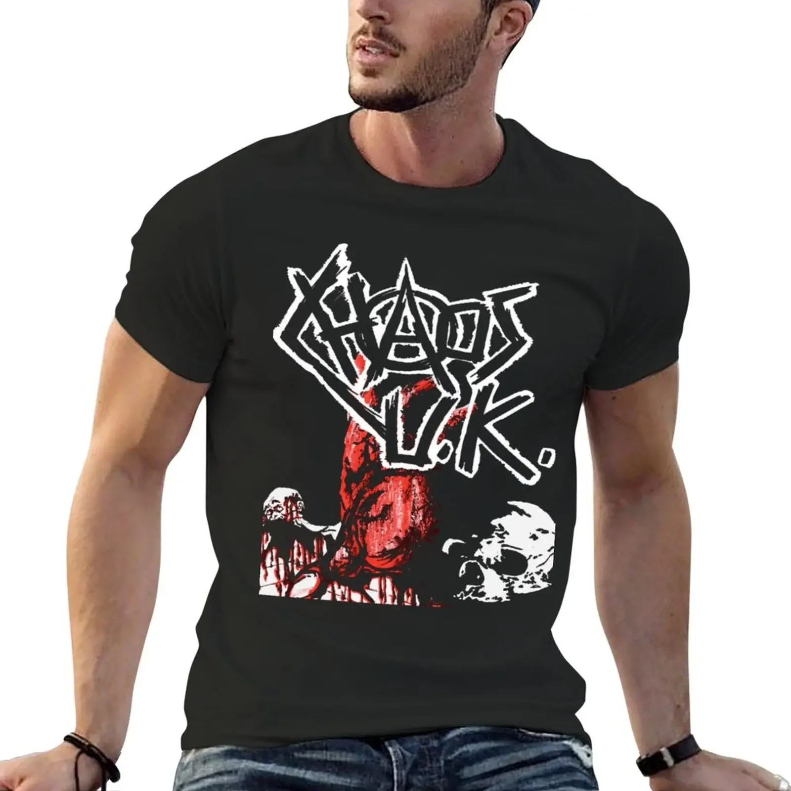 

Chaos T-Shirt designer shirts tops fruit of the loom mens t shirts