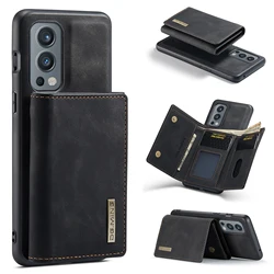 DG.MING 2in1 Detachable Case Leather Wallet Strong Magnet Protecting Cover for OnePlus 12 11/Nord N200/OnePlus 9R/9RT/Nord 2