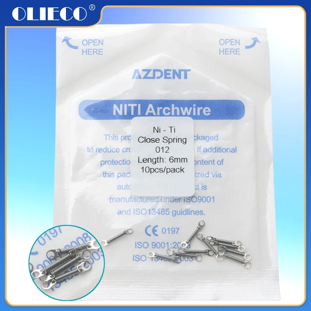 

1PACK AZDENT Dental Orthodontic Close Coil Spring Niti Anterior Teeth Torque