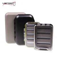 Vampfly-caja de pesca impermeable para moscas, tubo de serpentina para moscas secas, trucha, salmón, moscas de pesca, gancho, accesorio, caja de aparejos