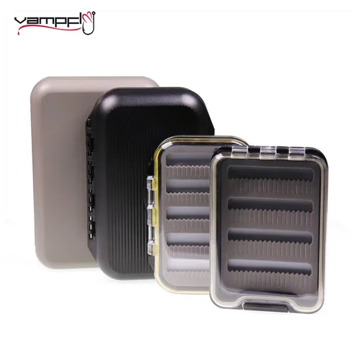 Vampfly-caja de pesca impermeable para moscas, tubo de serpentina para moscas secas, trucha, salmón, moscas de pesca, gancho, accesorio, caja de aparejos