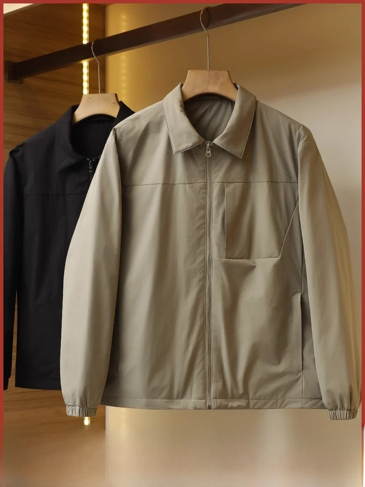 

High-End Lightweight Men's down Jaet 90 Du down Outdoor Commuting New Winter Faion Urban Sle Windproof Polyester Fiber