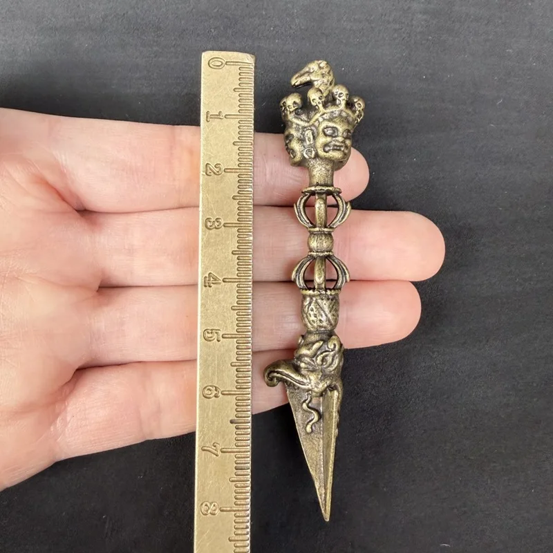 Various-style brass, horse-headed Minhwang vajras, Tibetan collectibles, decorative items