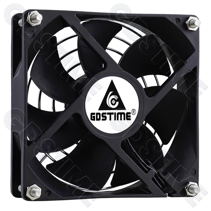 Gdstime Fan 230V 220V 240V Ventilator EC Fan 60mm 80mm 120mm Cabinet Fan Dual Ball Axial Exhaust Housing Fan for PC CPU Cooling