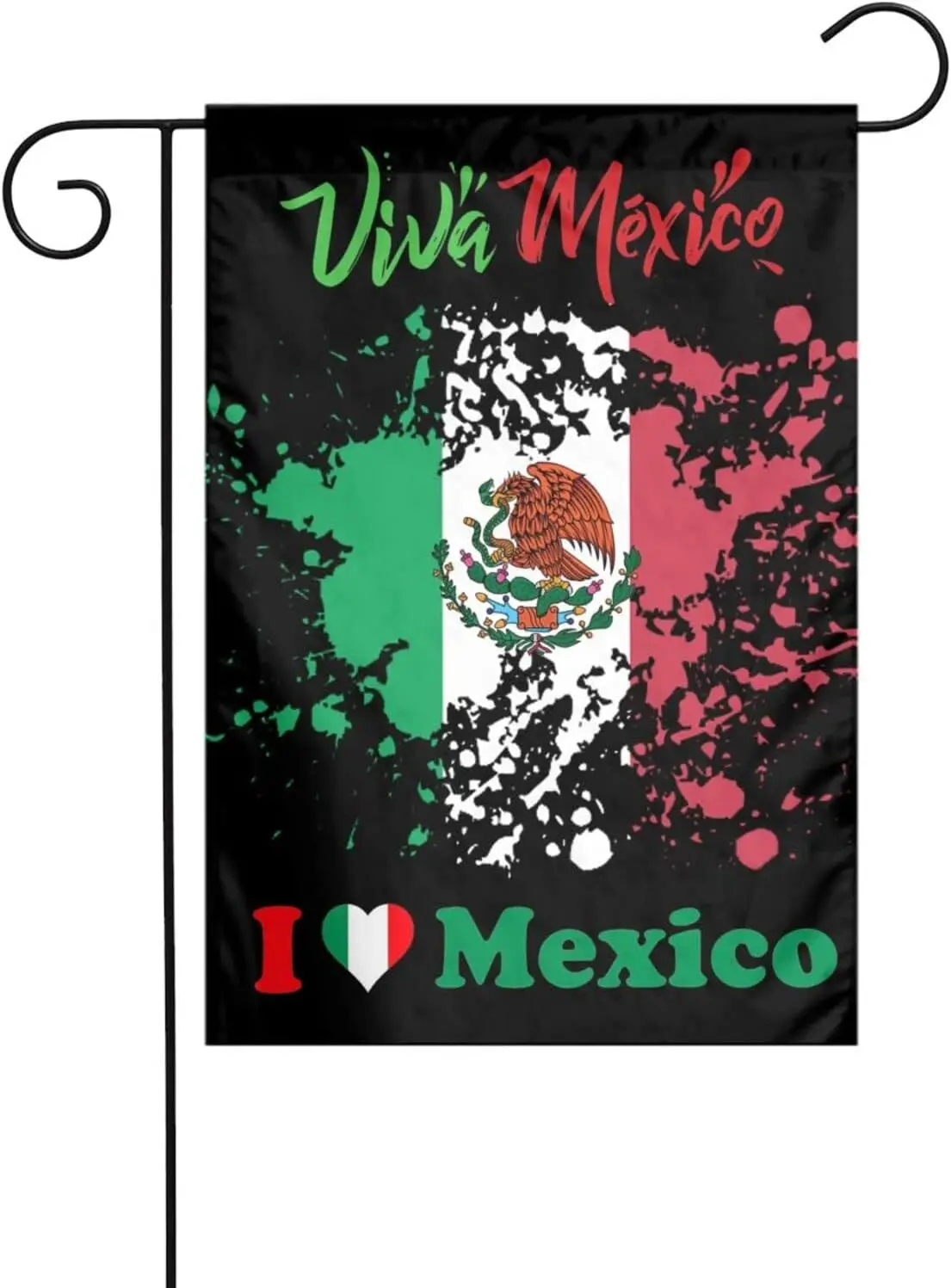 USA And Mexico Friendship Flag 12 X 18 inch Double Side Garden Vertical Flag Indoor Outdoor Perfect Decoration uui
