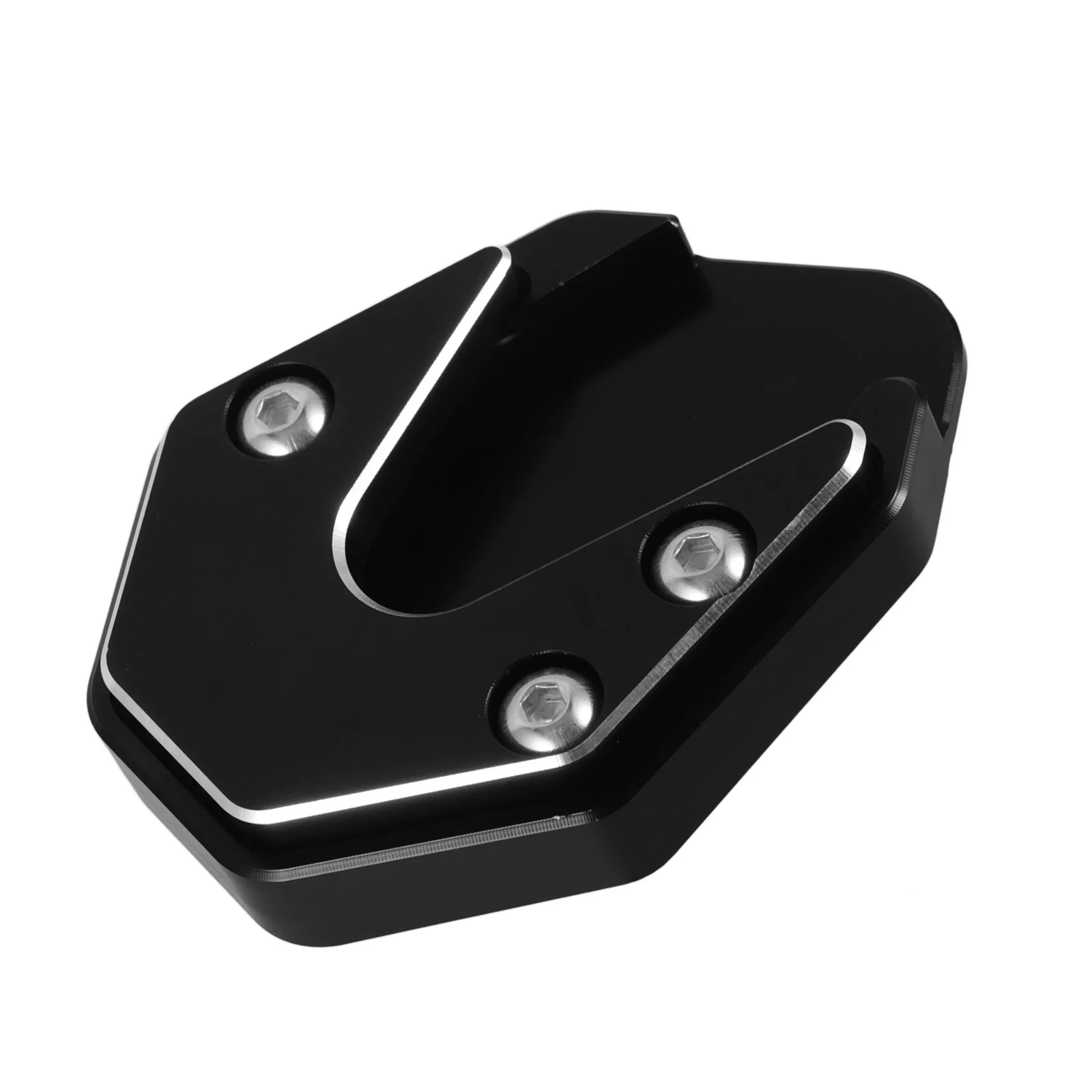 

Motorcycle Kickstand Pad Anti-Slip Wide Base Support Plate For Multiple Models Side Stand Mat Motorcycle Parts Accessories