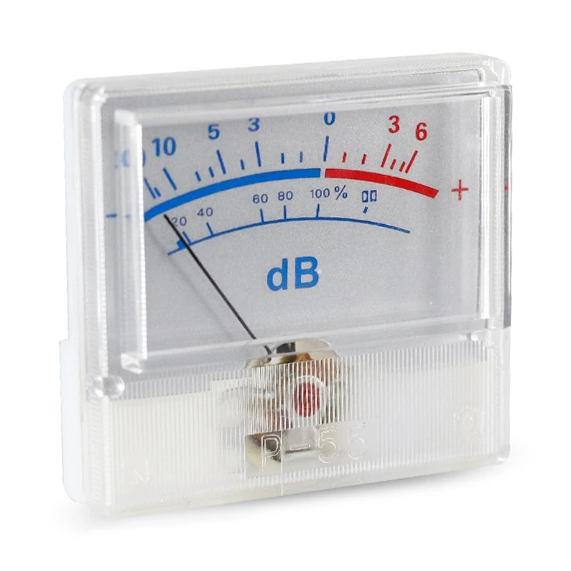 Pannello 6V-12V VU Meter lampadina luce posteriore calda livello di registrazione Amp Meter VU Meter scheda amplificatore Stereo Drop Shipping