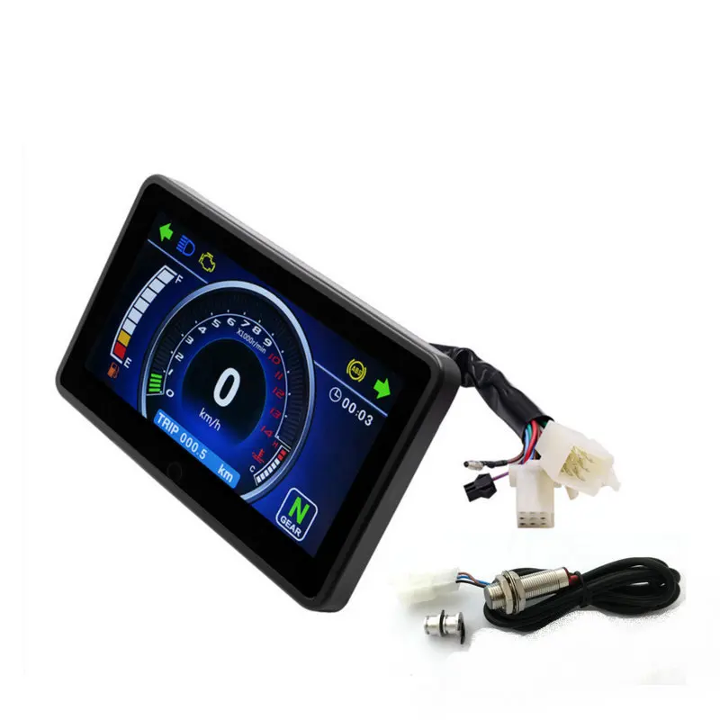 

Modification 1,2,4 Cylinder Universal Motorcycle LCD Display Cluster Replaceable Speedometer Multi-function Instrument Motorbike