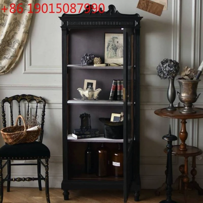 French retro dining side cabinet small apartment bedroom storage haute couture storage cabinet