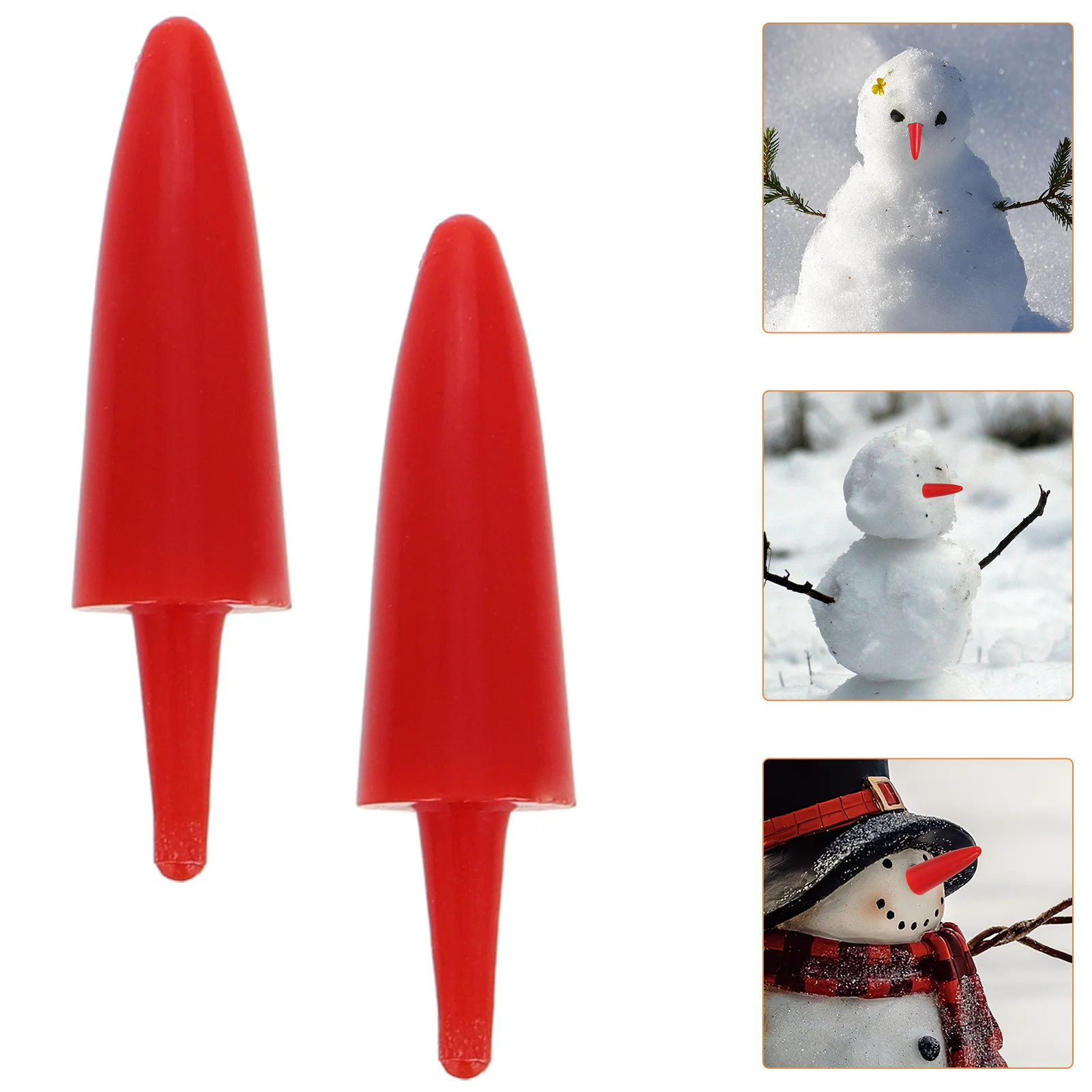 

KONTONTY Snowman Craft Kit 100 Pcs Christmas Nose Accessories for Kids Adults Xmas Decor Project