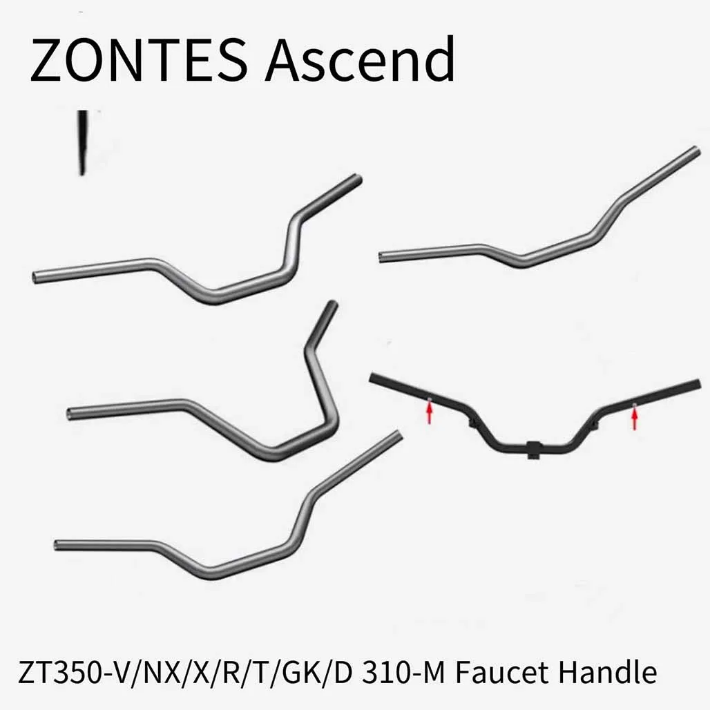 ZONTES 350GK 350 GK original parts of the motorcycle handlebar steering faucet handlebar.