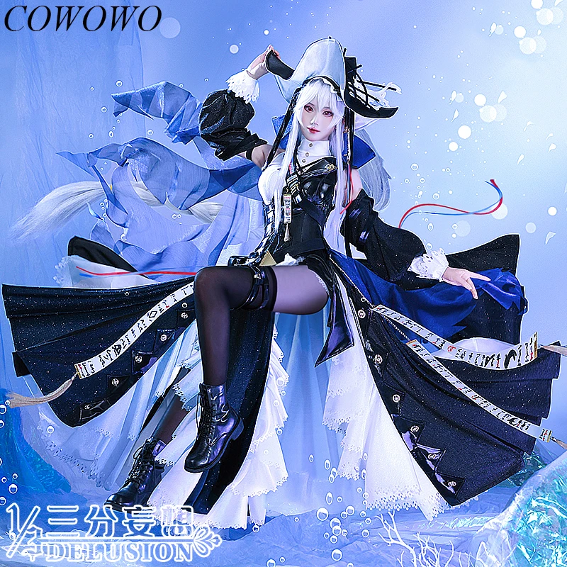 

COWOWO Anime! Game Arknights Specter The Unchained 3rd Anniversary Combat Gear Uniform Cosplay Costume Halloween Party Outfit