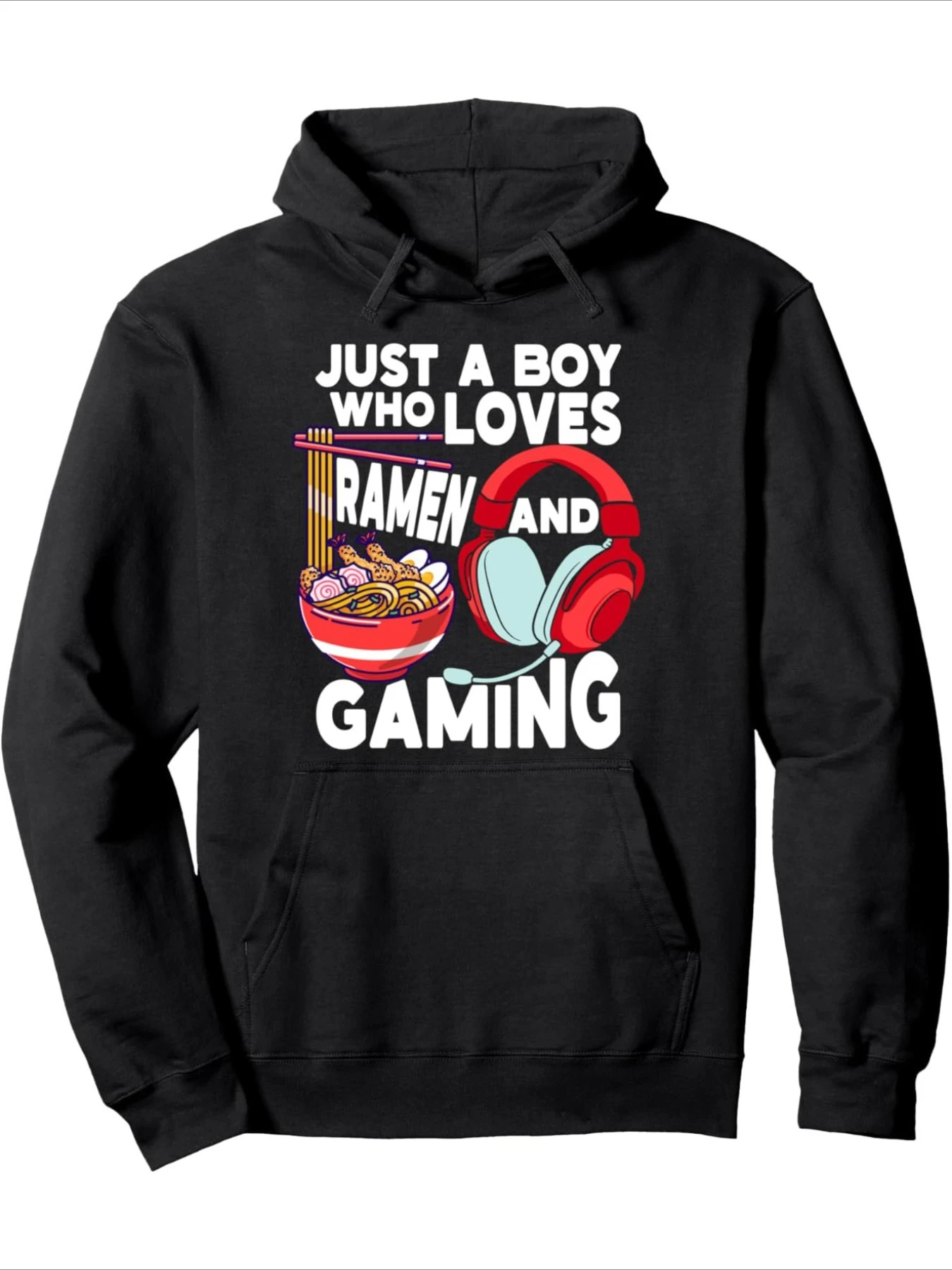 

Ramen Gaming Графический принт Осенне-зимняя хлопковая толстовка с капюшоном для мужчин и женщин Уличная мода Спортивные тренировки Брендовый топ