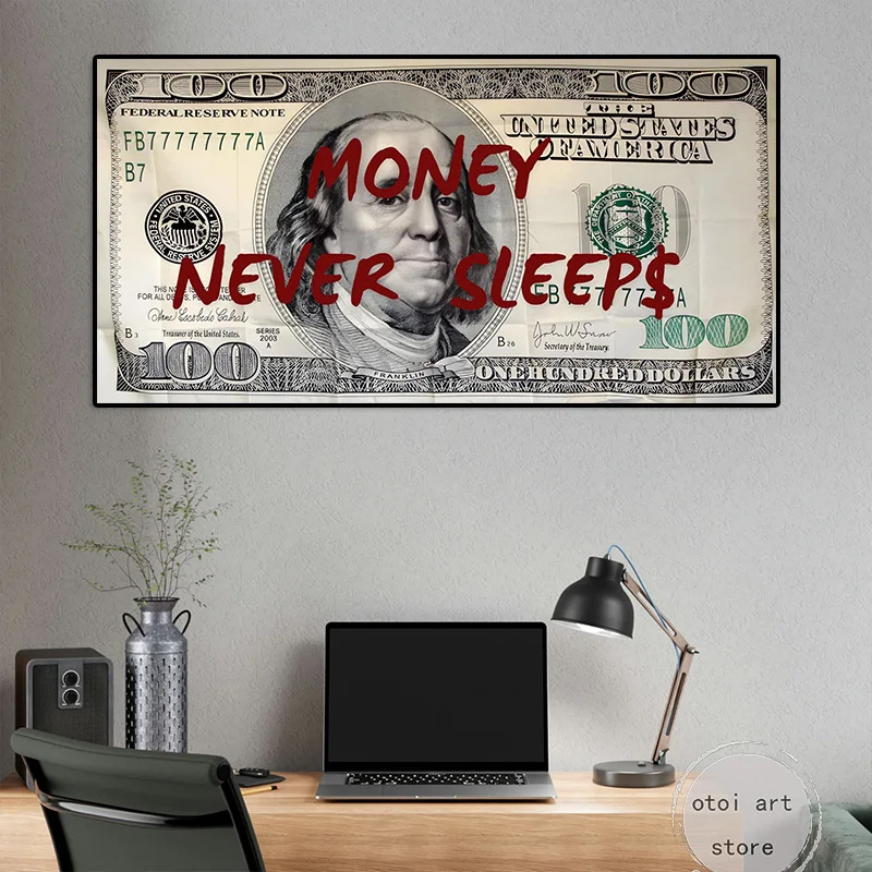 L'argent ne dort jamais, inspi - Home Office Room Inspiration avis et prix