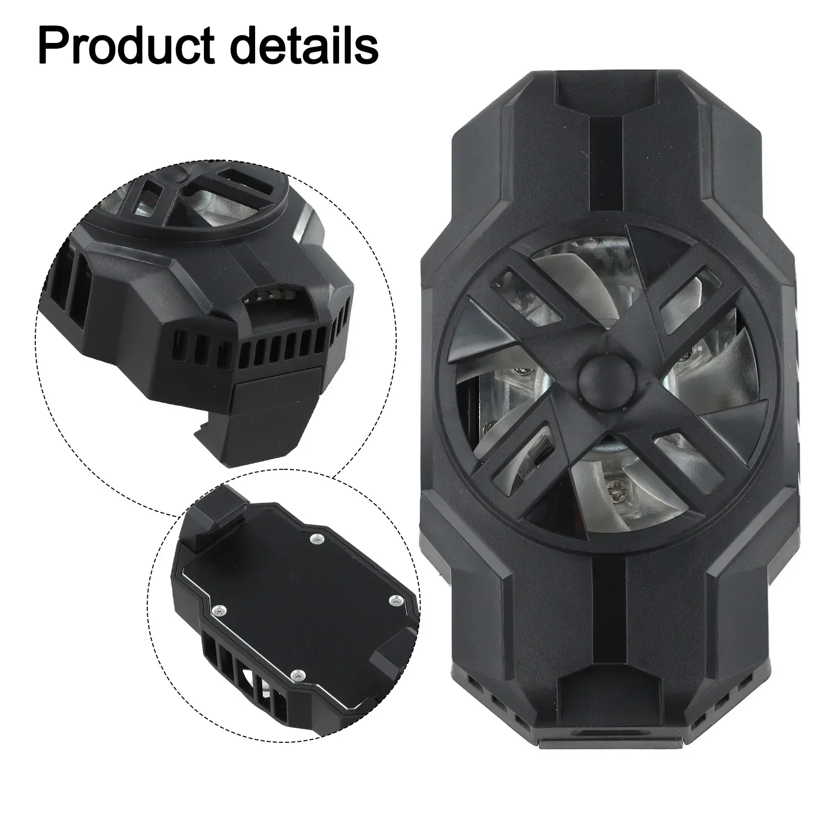 Mobile Phone Cooler with High Efficiency For Rapid Cooling and RGB Backlight Designed for Gaming and Vlogging Use