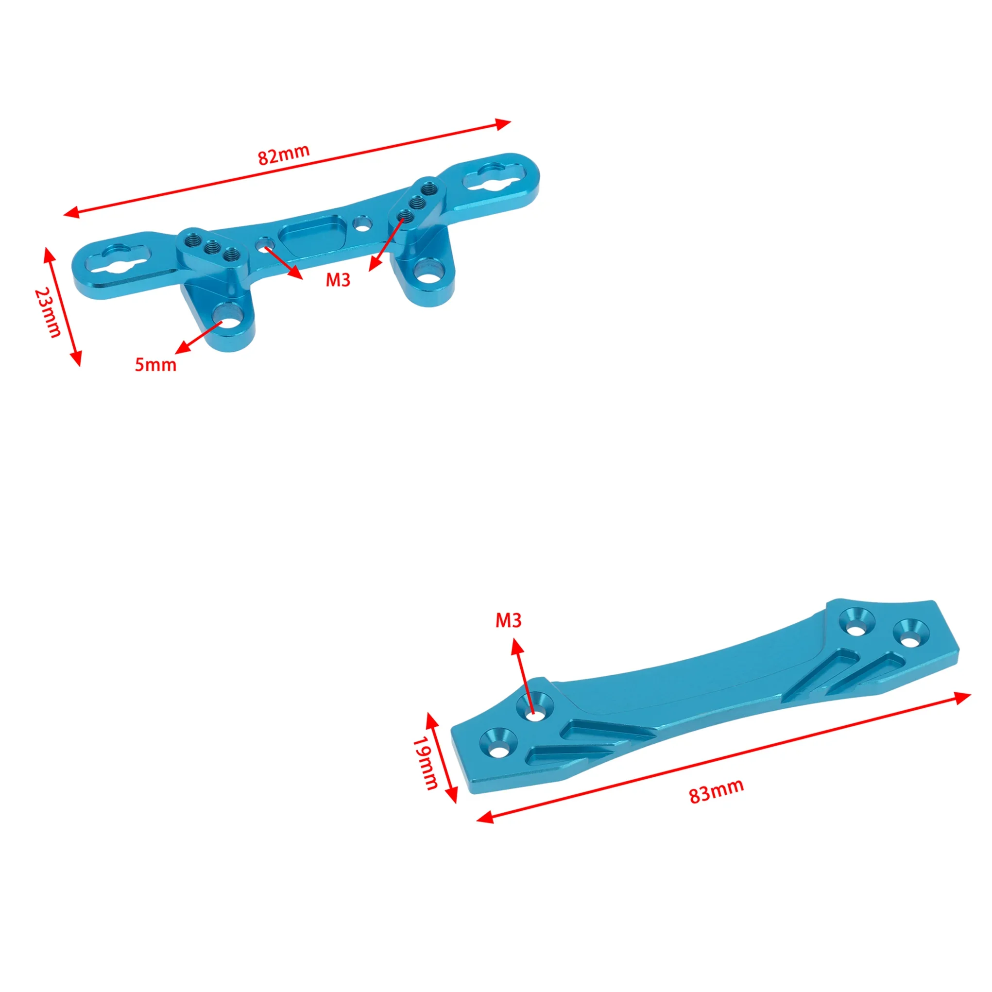 Metal Modification Accessory Kit Suspension Arms Steering Knuckle for Tamiya TT-02 TT02 1/10 RC Car Upgrade Parts