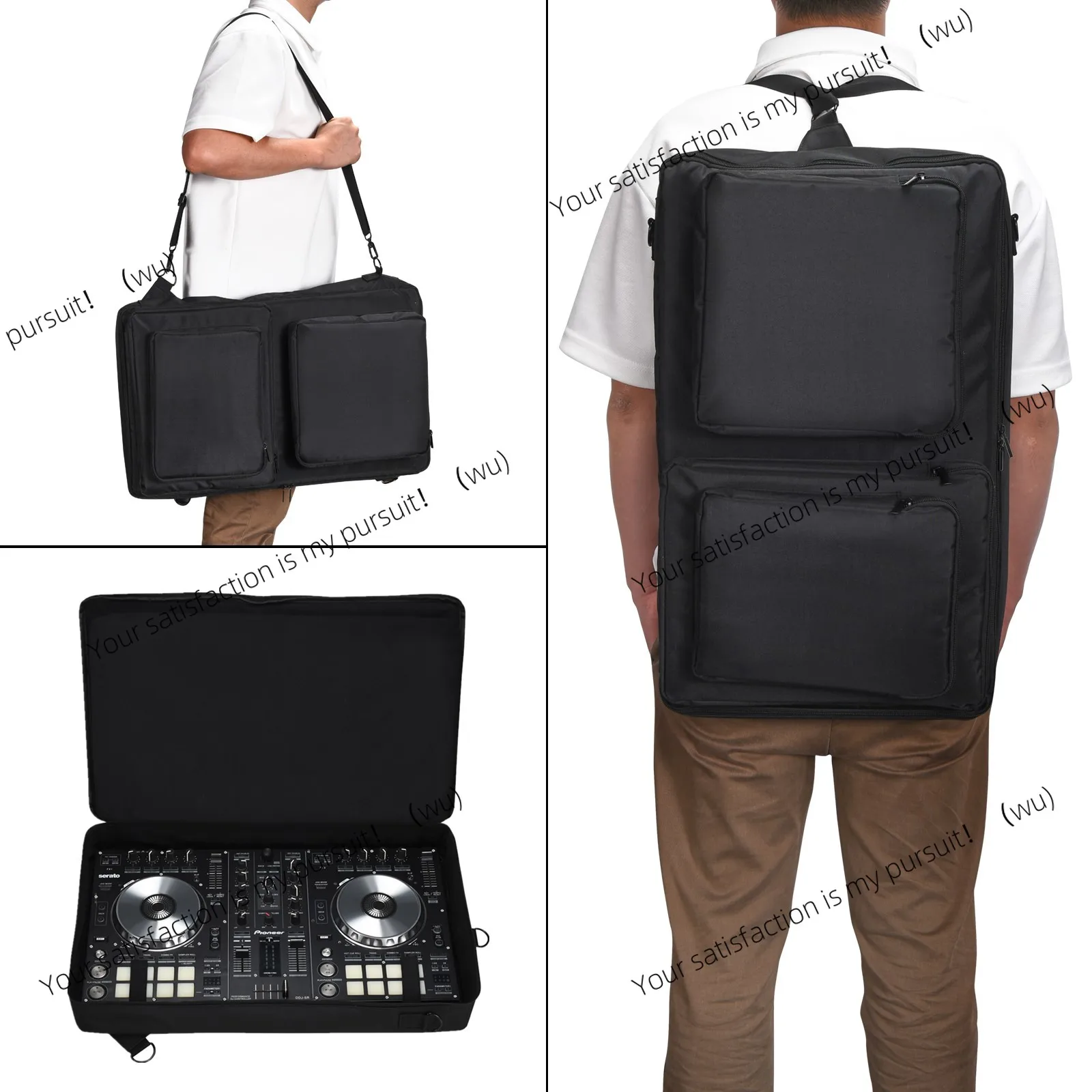 Carrying Case Shoulder Bag Backpack for Pioneer DDJ-SR2/DDJ-SR for Native Instruments Traktor Kontrol S4 Mk3 DJ Controller
