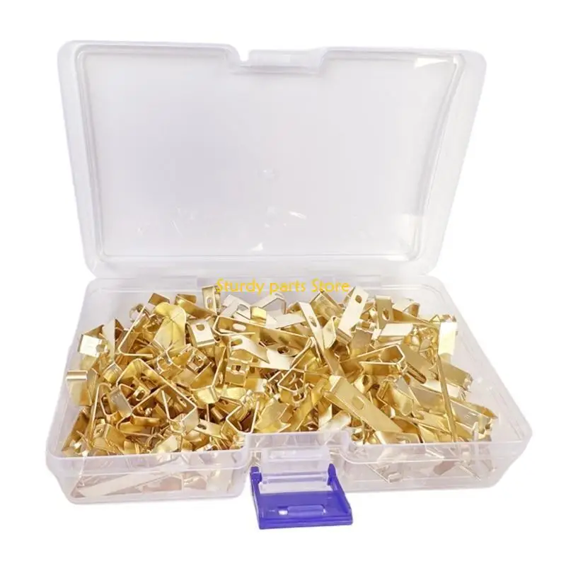 

97QC 120 шт. Крючки для подвешивания картин с гвоздями Прочные вешалки для фоторамок для подвешивания картин, часов, украшений