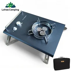 Lohascamping Gas Stove Portable IGT Table Camping Stove 8000W Propane Butane Furnace Desktop Folding IGT Integrated Gas Furnace