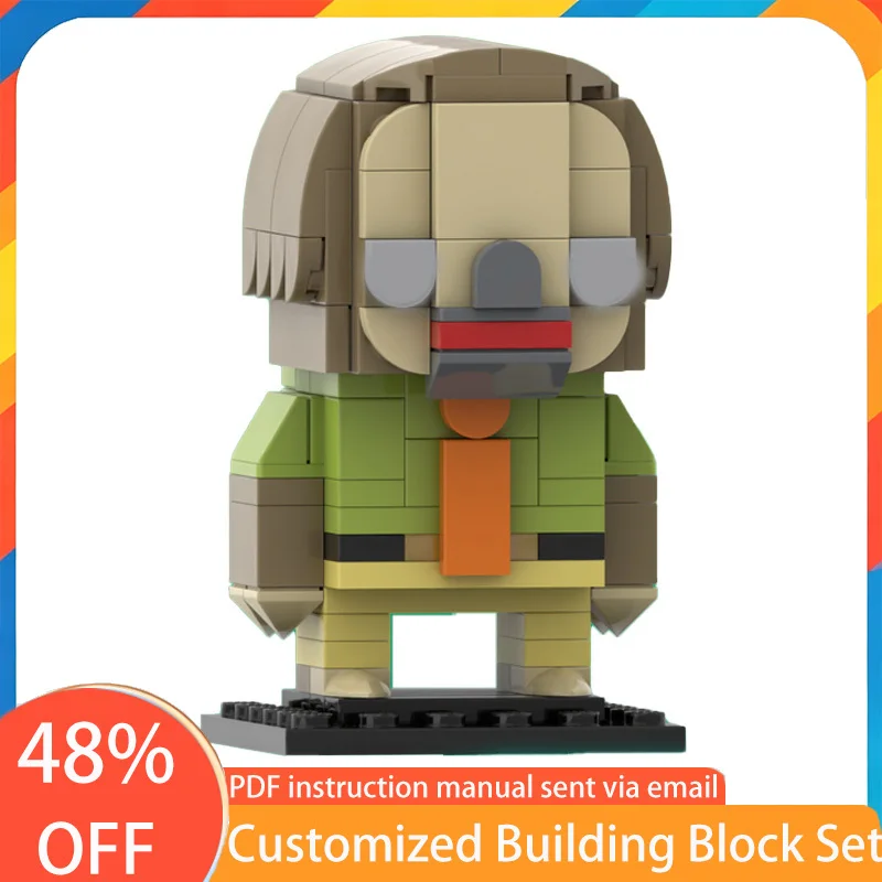 

140 PCS MOC Customize Animal characters Brickheadz Collection Building Block Brick Educational Assembly DIY Children Toys Gifts