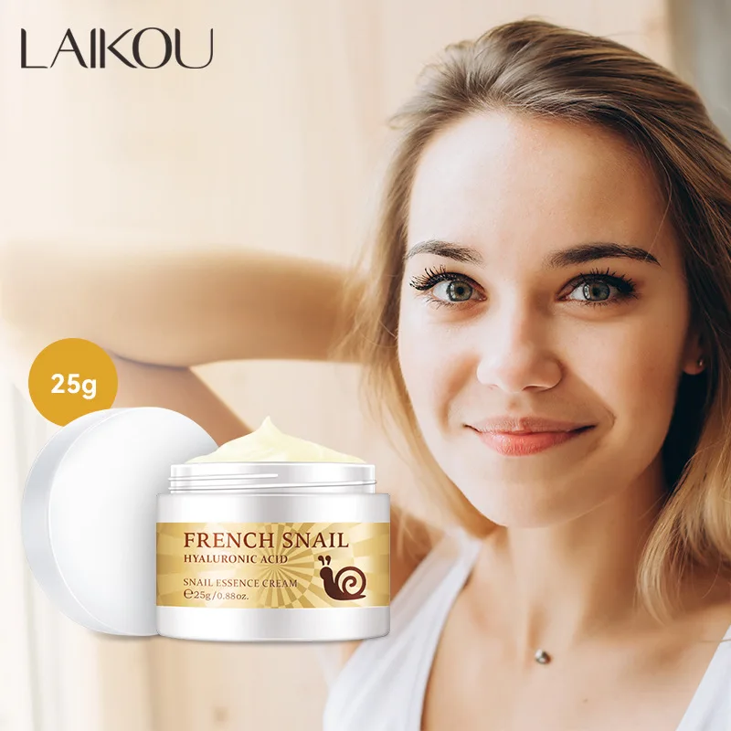 

Snail Face Cream Hyaluronic Acid Facial Hydrate Day Cream Brighten Collagen Moisturizing Nourish Korea Refreshing Skin Care