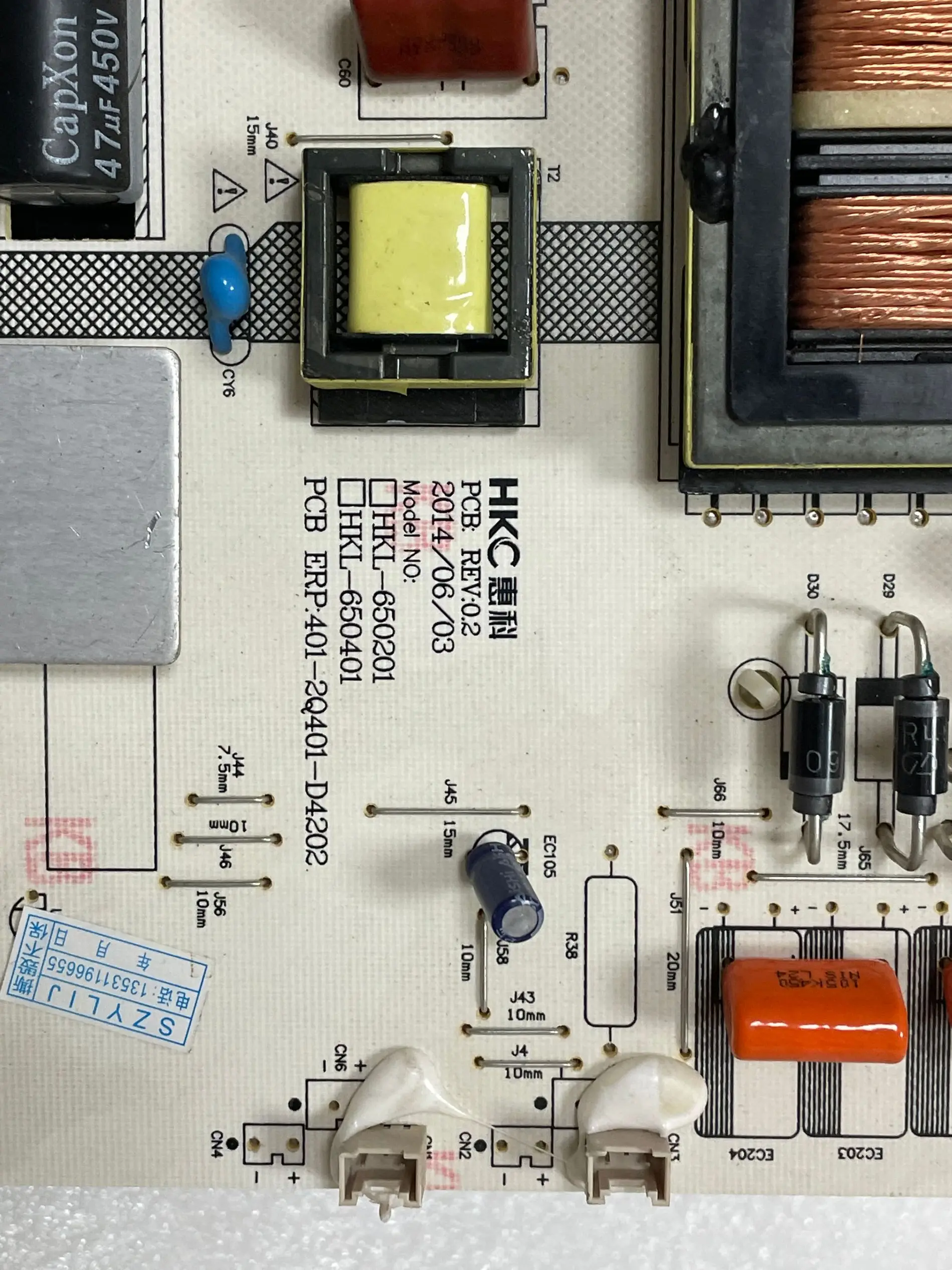 Hkl-650201 HKL-650401 401-2Q401-D4202 Cung Cấp Điện Ban