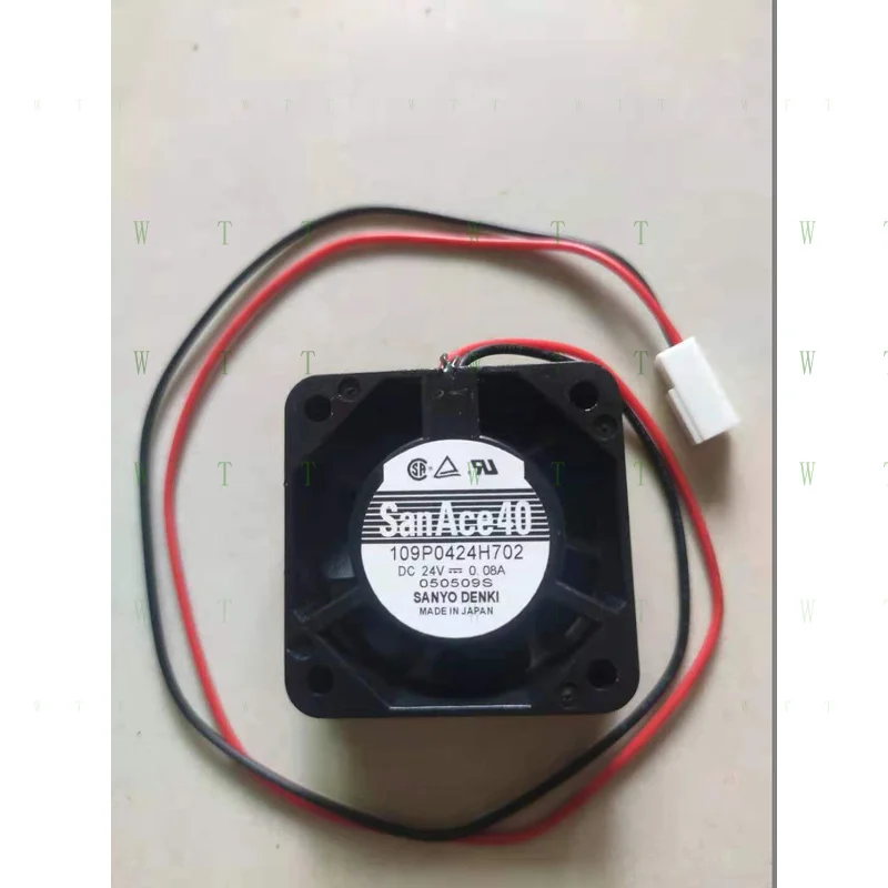

H 1 шт. для вентилятора SANYO 109P0424H702 DC 24 В 0,08 А 4015 4 см 2 контакта