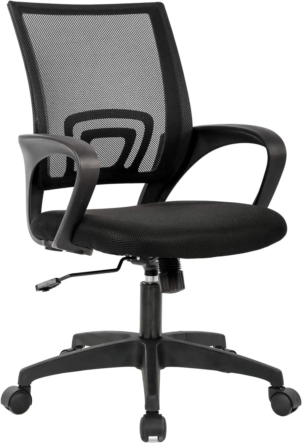 Silla ergonómica de escritorio para el hogar y oficina, sillón de ordenador de malla con soporte Lumbar, reposabrazos, giratorio, ejecutivo, ajustable