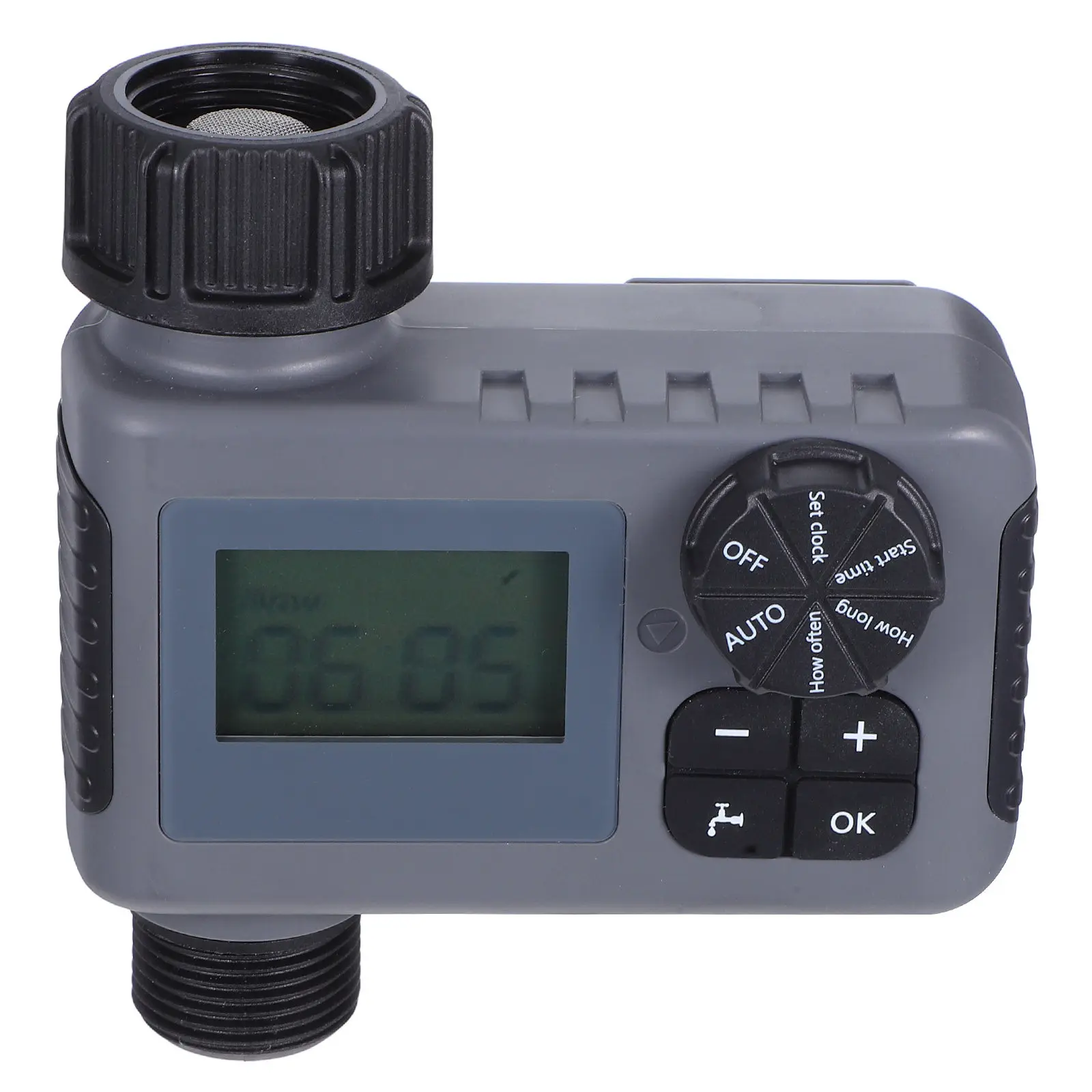 

Digital Timer Hose Controller Black AntiUV Precise Timing Programmable Garden Outdoor Faucet Sprinkler Lawn