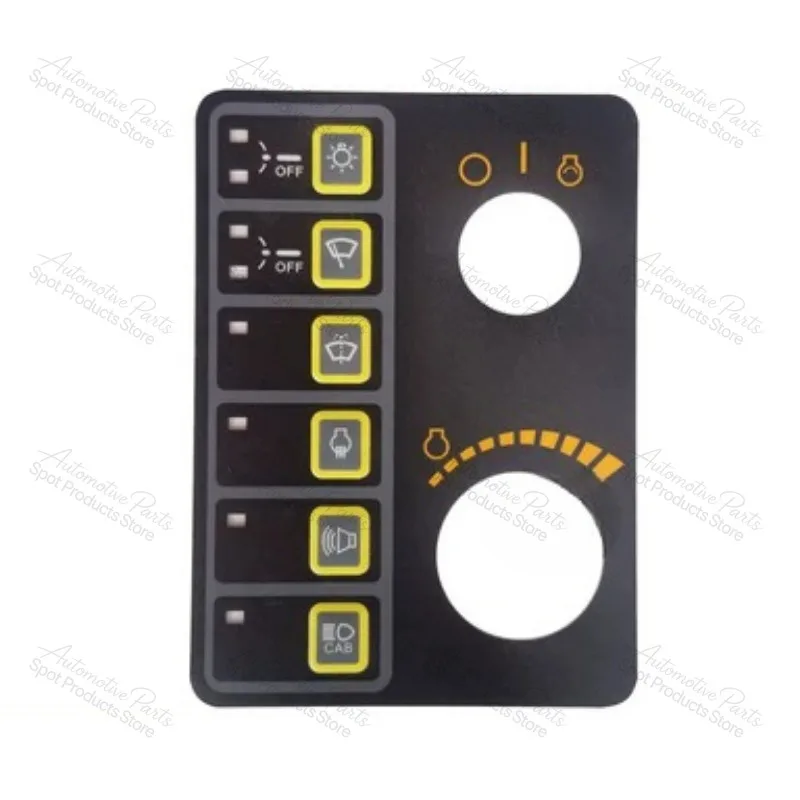Suitable for R200 R215 R225 R265 R305-7 Excavator A/C Control Panel Sticker Cab Instrument Panel Parts