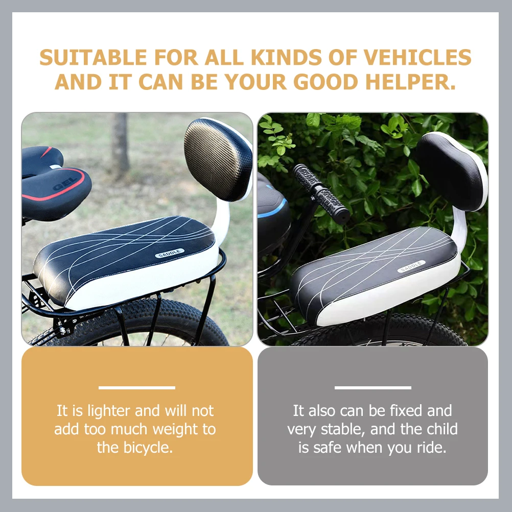 

High-Class Detachable -Resistant Professional Bike Kids Comfortable Back Seat Safe Riding Standard Bike Rear Seat Easy
