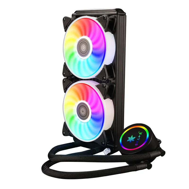 

CPU Water Cooling Cooler Fan Ventilador RGB for Intel LGA 1150 1151 1155 1200 1366 2011 AMD AM3 AM4 Liquid Radiator