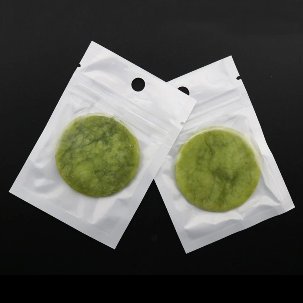 Pestañas postizas redondas de piedra de Jade, pegamento adhesivo para extensión de pestañas, soporte para paleta, extensiones de pestañas, maquillaje, 2/4/6 piezas