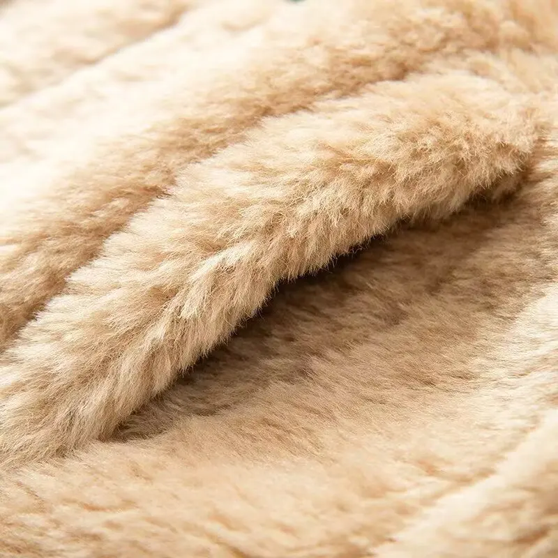 DiYiG mujer 2025 invierno nueva moda Chaleco de piel sintética botón elegante Joker con capucha sin mangas chaleco Casual chaqueta prendas de vestir exteriores Mujer